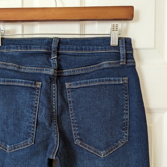 Banana Republic Classic Dark Wash Mid Rise Boot Cut Jeans Size 27/4 - Picture 13 of 14